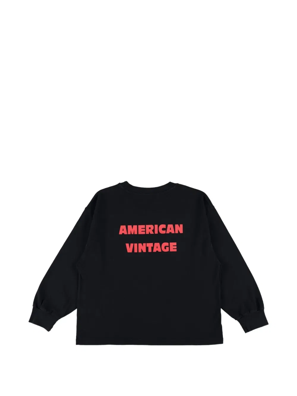 Футболка с длинными рукавами и логотипом Fizvalley American Vintage Kids, черный — фото 2