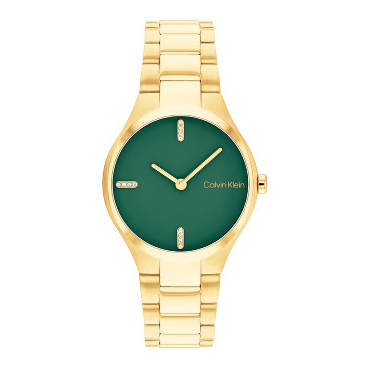 

Calvin Klein Часы CK/ TIMELESS Fashion Elegant Wrist Watch Quartz Movement 30mm Green Dial Women's Watch 25200333