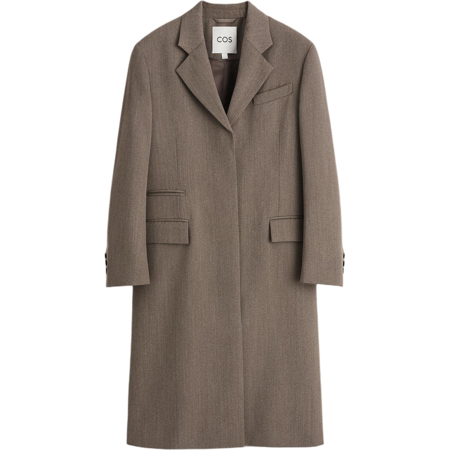 

COS Коричневое женское пальто, Brown