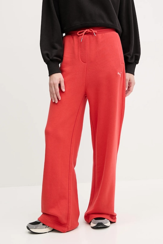 

Хлопковые спортивные брюки Puma, красный