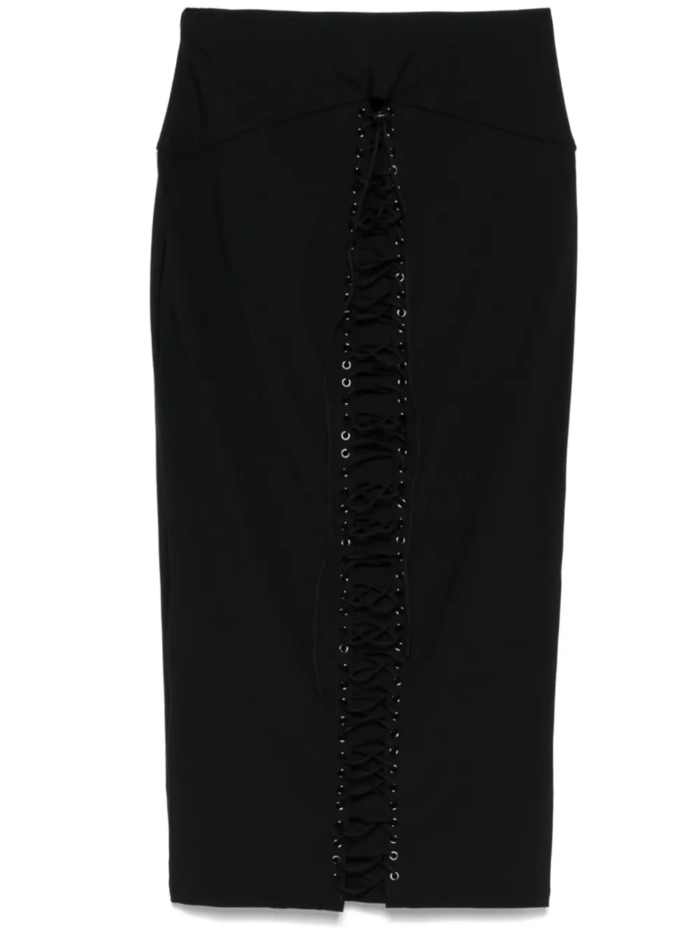 

Юбка-карандаш длины миди Maison Close, черный