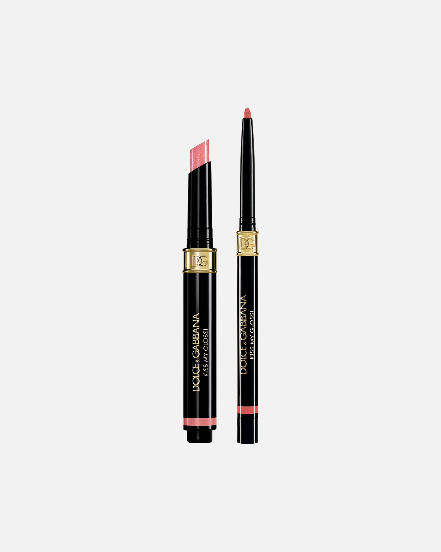 

Жидкая помада Kiss my gloss! 4d gloss stick & lip liner duo Dolcegabbana, nr. 01 whisper, 1.1 гр