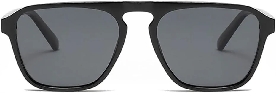 

Поляризованные солнцезащитные очки для мужчин и женщин, очки-авиаторы квадратной формы, для вождения, рыбалки, с защитой от УФ-излучения VMYRYK, Vm03-black&black