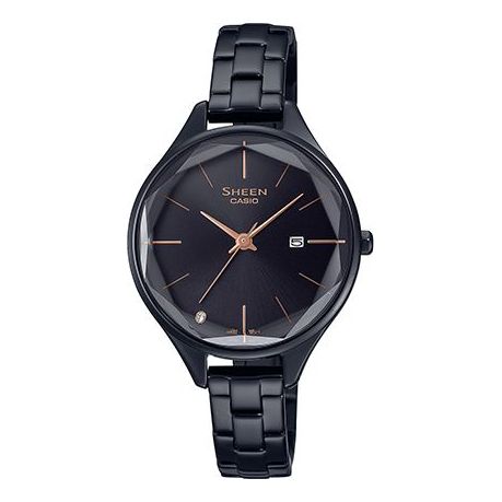 

Часы Casio Sheen Minimalistic Business Analog Watch 'Black Gold', черный