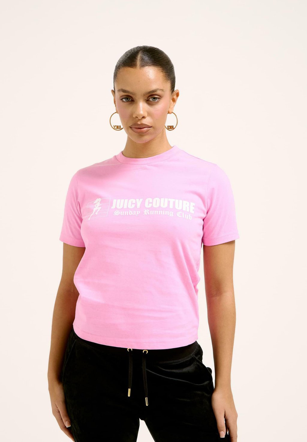 

Футболка с принтом THE RUNNER FRIEND Juicy Couture, фуксия