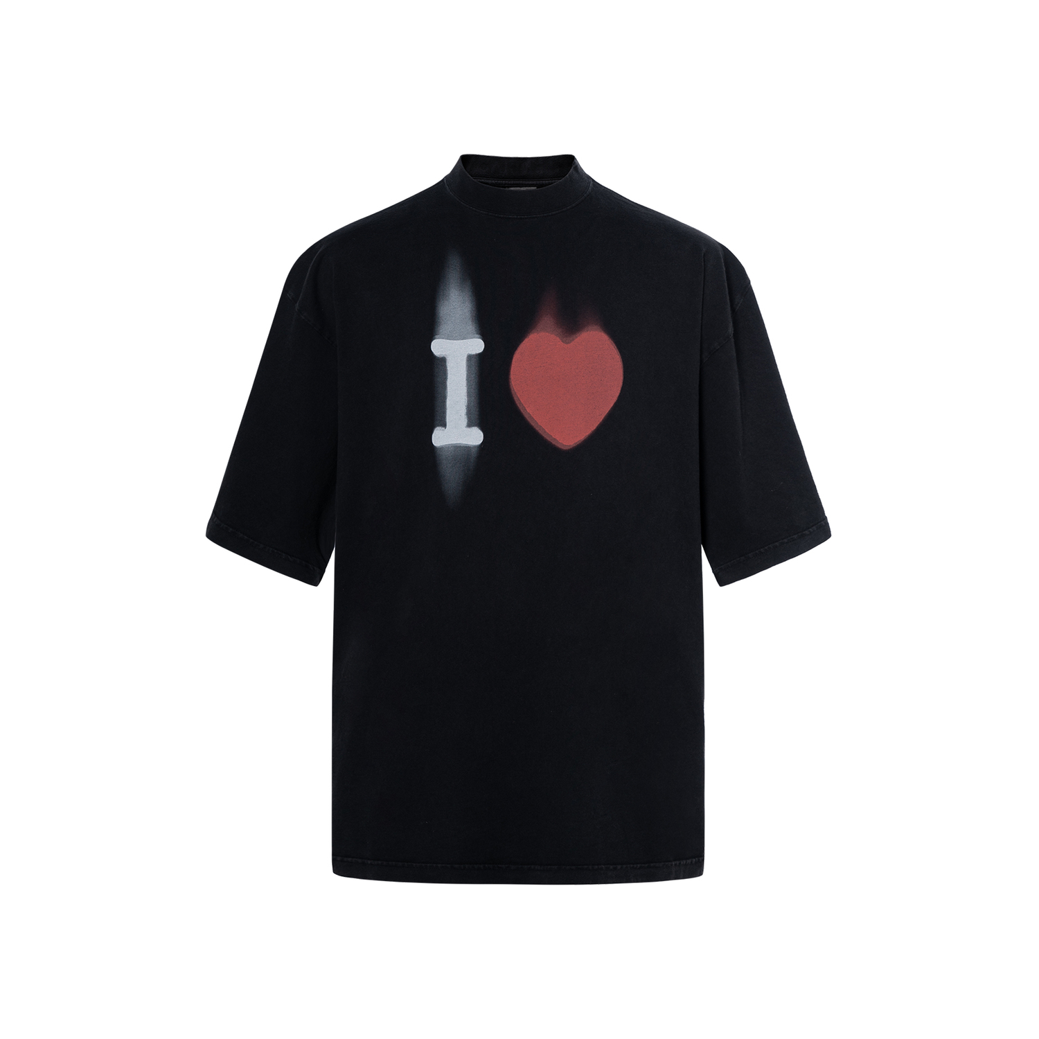 Balenciaga Футболка SS23 Loose Fit Unisex Black — фото 3