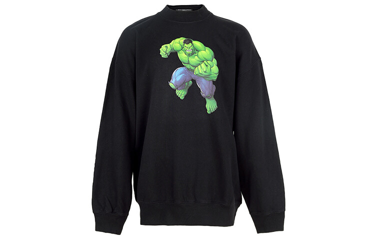 

Толстовка мужская Balenciaga Marvel, черный
