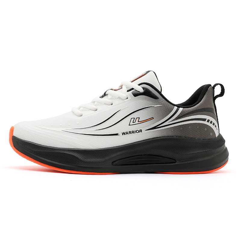 

Износостойкие и легкие низкие кроссовки для бега мужские WARRIOR, белый черный