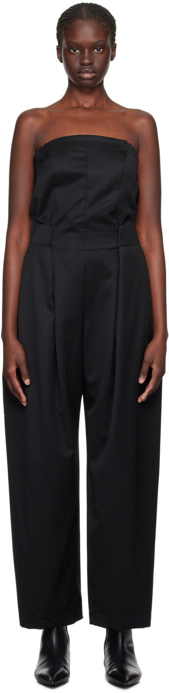 

Черный широкий комбинезон ISSEY MIYAKE