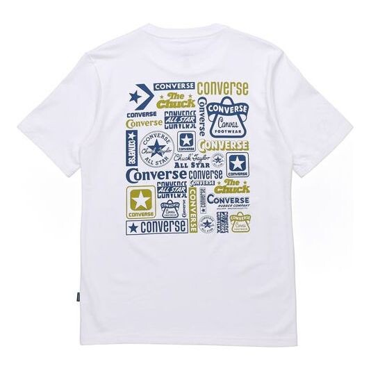 

Футболка men's logo printing casual short sleeve white Converse, белый