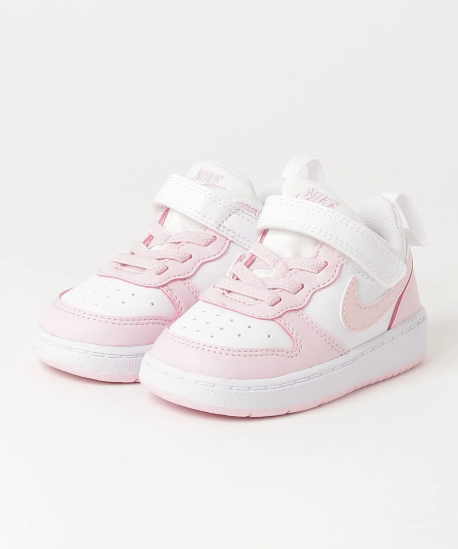 Детские кроссовки низкие из переработанных материалов Court Borough Low TD KDV5458 NIKE белые
