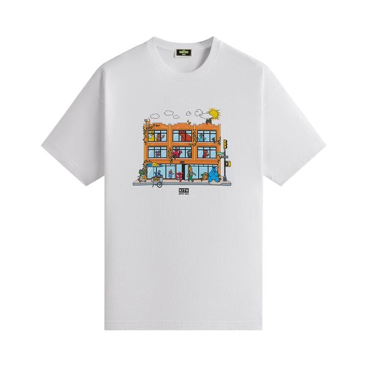 

Футболка Kith x Sesame Street Store Tee White, белый