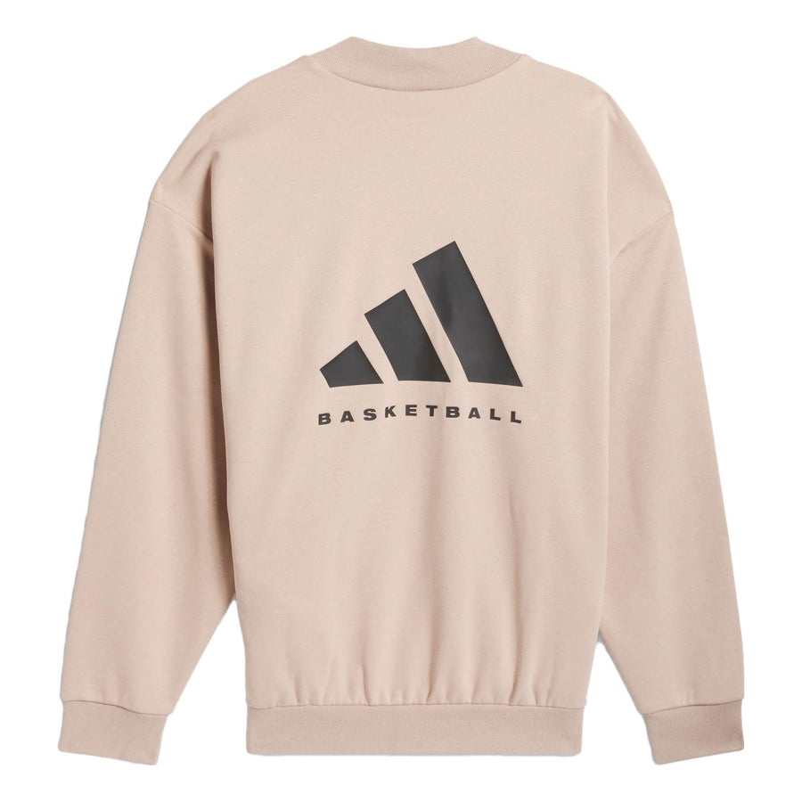 

Свитер adidas Basketball Crew Sweatshirt 'Beige', бежевый