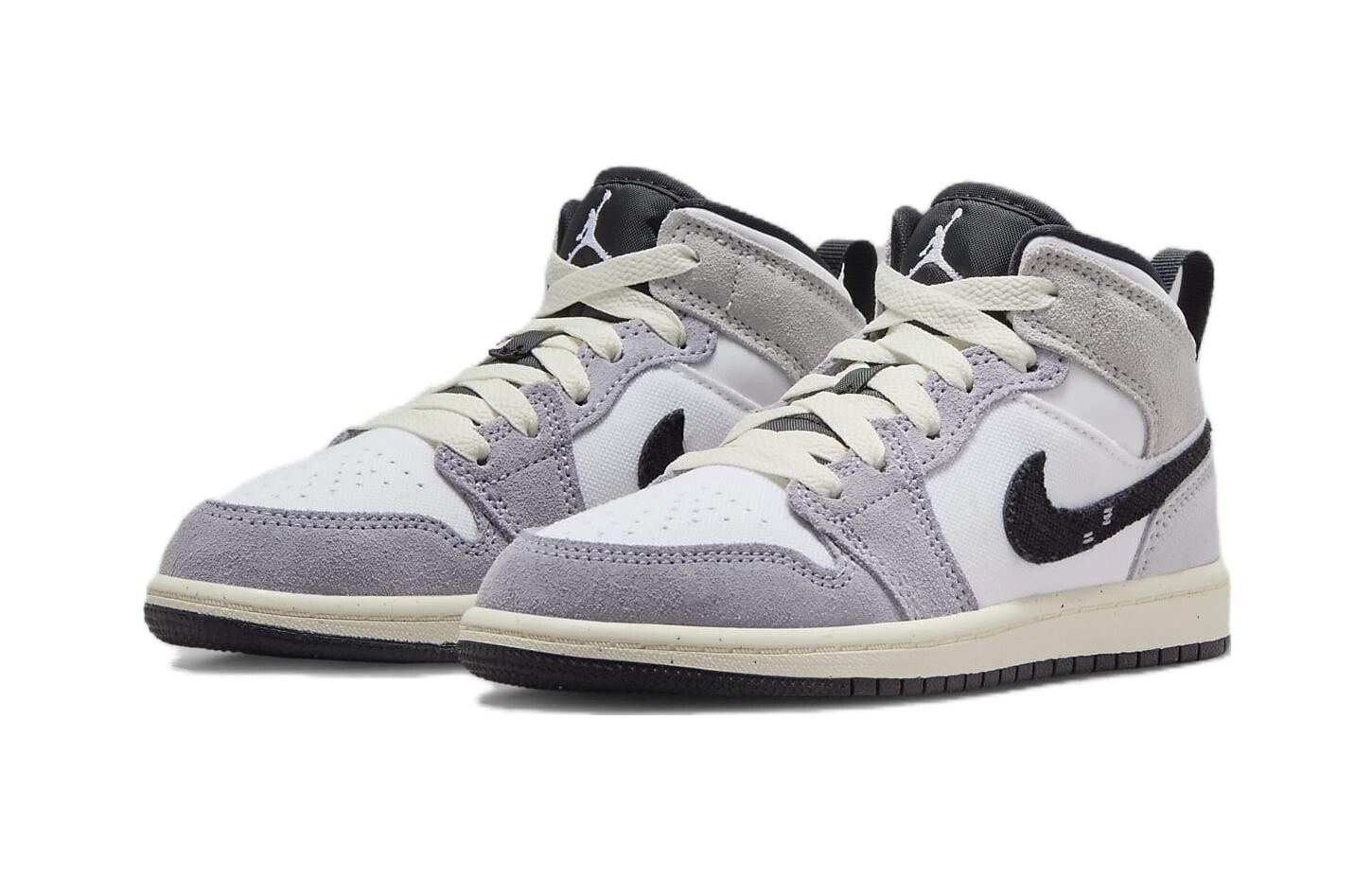 Jordan Air Jordan 1 Детские кроссовки для скейтбординга PS, Gray — фото 3
