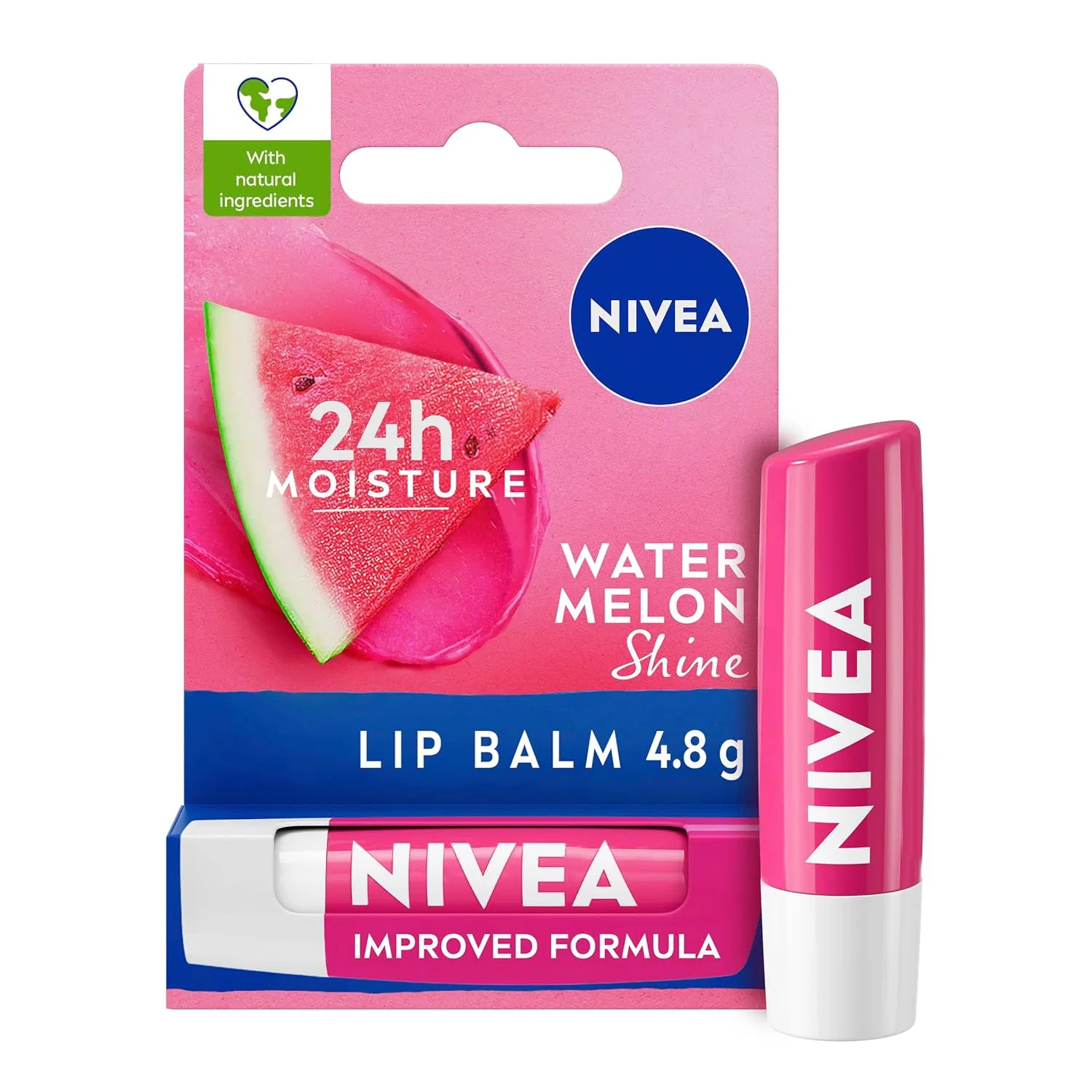 Бальзам для губ NIVEA Watermelon Shine, 4.8 г Nivea