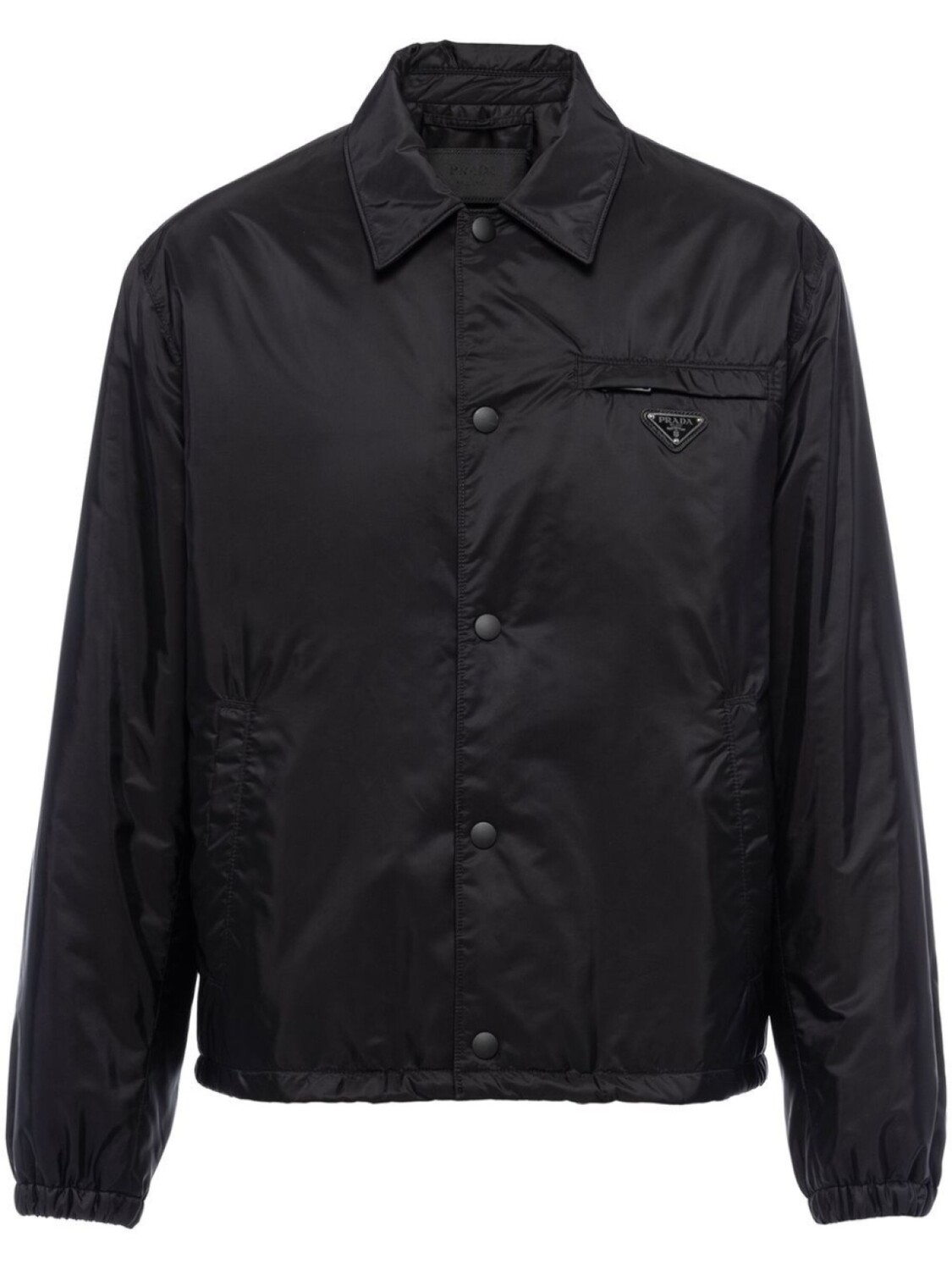 

Prada куртка-рубашка Re-Nylon, черный