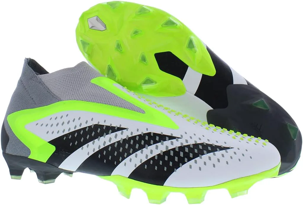Кроссовки унисекс Adidas Predator Accuracy+ для искусственного газона, белый/черный — фото 4
