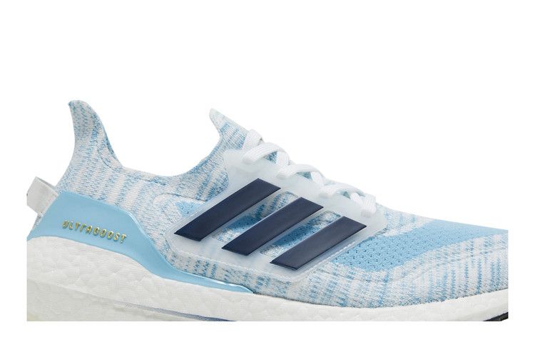 Кроссовки adidas UltraBoost 21 'White Clear Blue', белый — фото 3