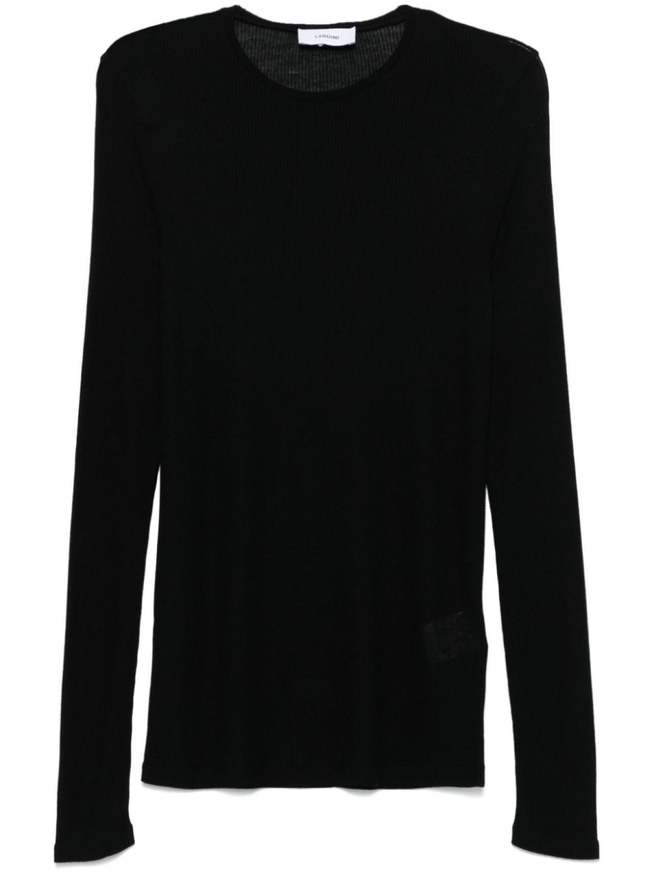 

Lardini футболка в рубчик, черный