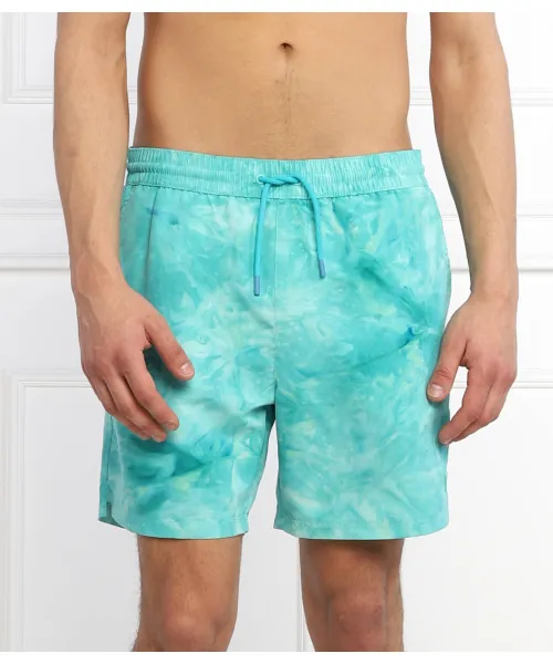 

Пляжные шорты Regular fit Guess Underwear, голубой
