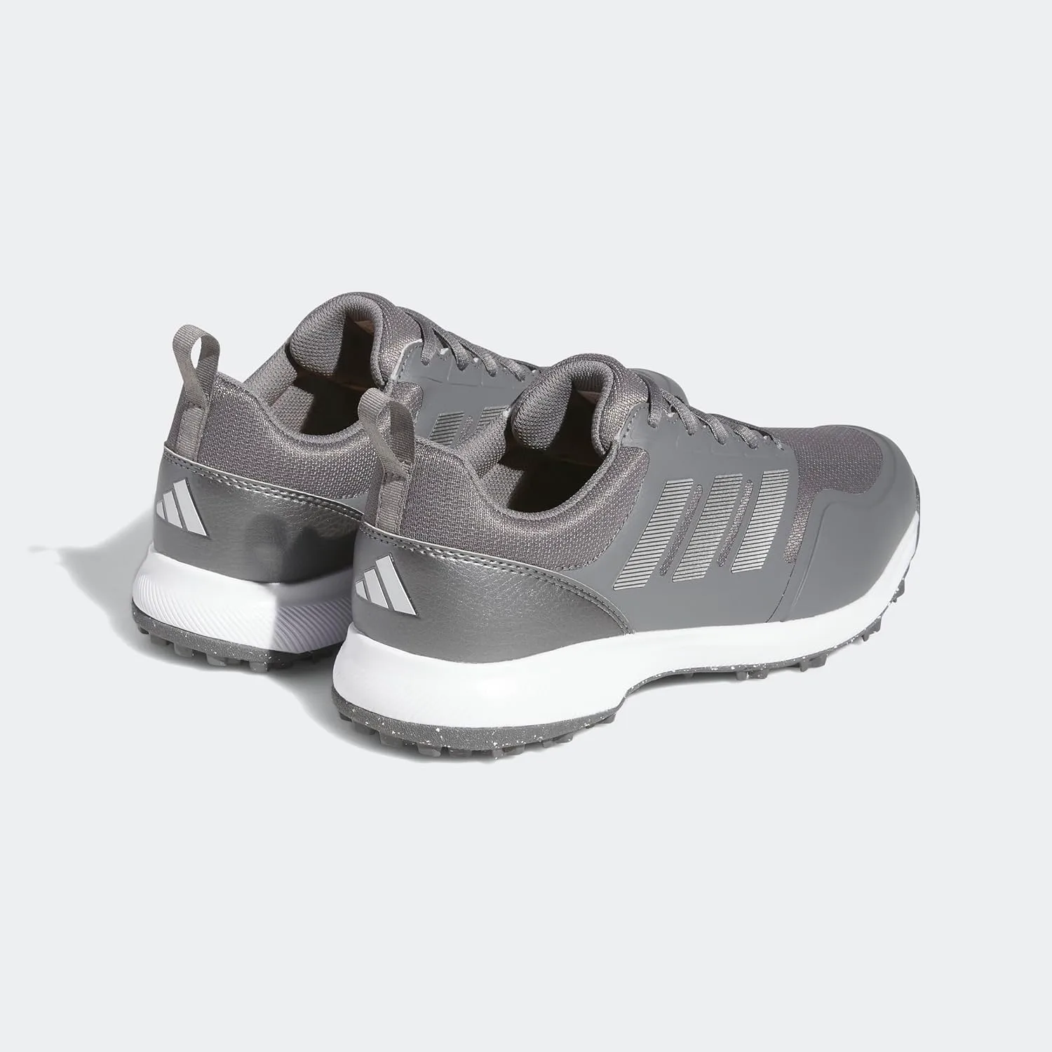 Мужские гольф-кроссовки Adidas Tech Response 3.0 без шипов, серый/металлик/золотой — фото 4