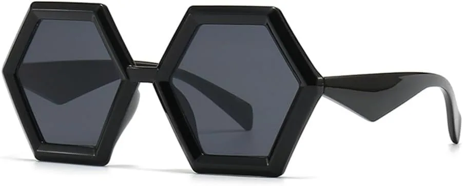 

Солнцезащитные очки Retro Polygon для женщин, градиентные оранжевые оттенки, защита от ультрафиолета UV400; солнцезащитные очки для мужчин, двухцветные HPIRME, 1