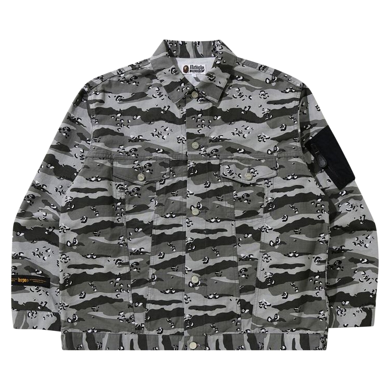 

Куртка свободного кроя BAPE Desert Camo, цвет черный
