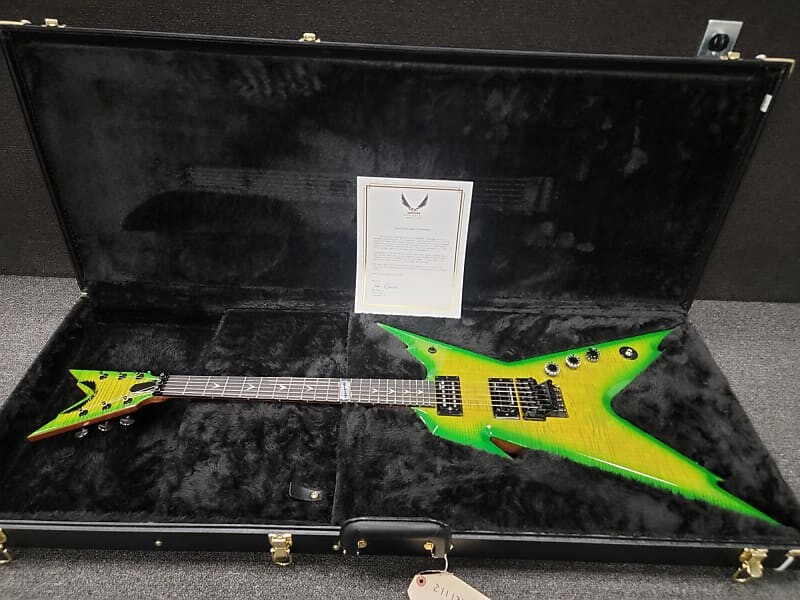 

Электрогитара Dean 2023 USA Razorback Dime Slime Green - BRAND NEW - IN STOCK