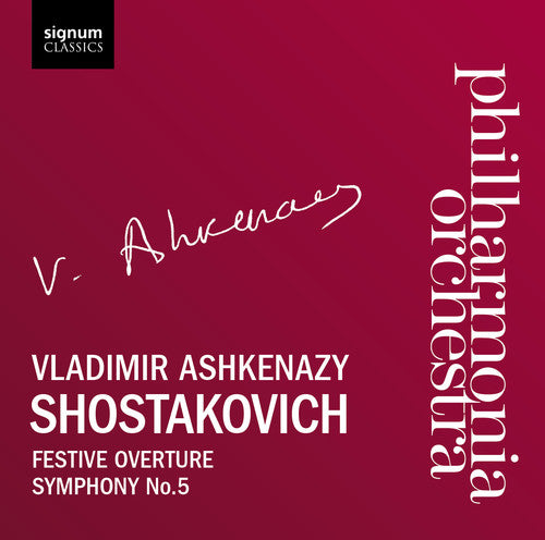 

CD диск Shostakovich / Philharmonia Orch / Ashkenazy: Festive Overture Op 96 / Sym 5 in D Major Op 47