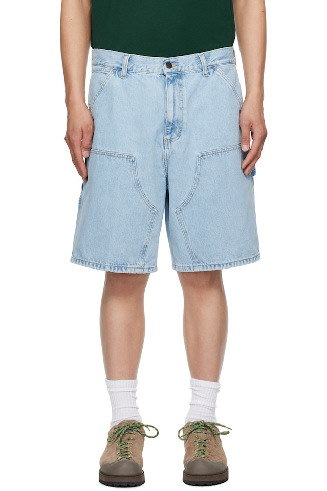 

Джинсовые шорты с двойными коленями Carhartt Work In Progress, синий