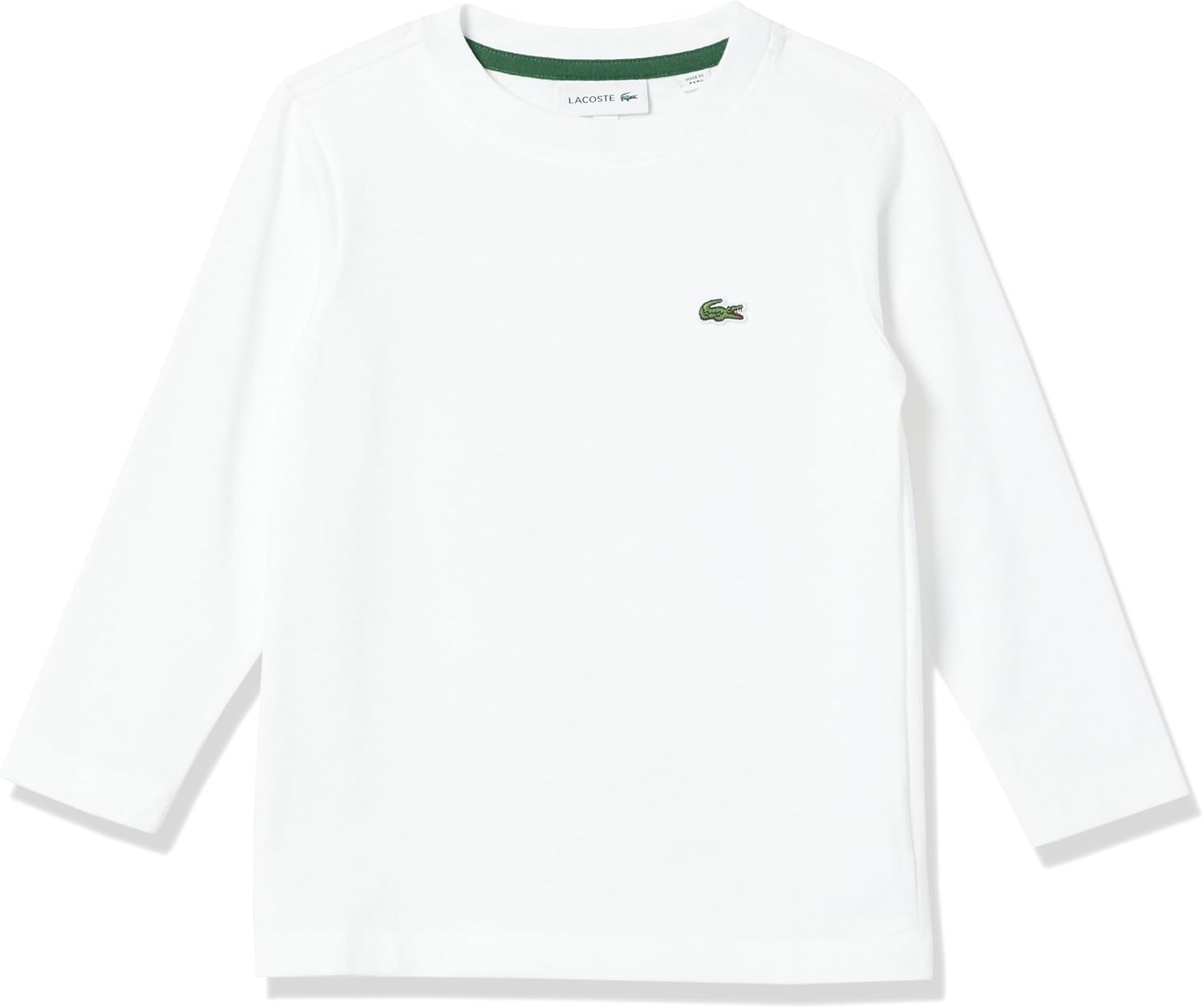 

Футболка Lacoste Unisex-Adult с длинным рукавом и круглым вырезом, хлопковая, Blanc, Белый, Футболка Lacoste Unisex-Adult с длинным рукавом и круглым вырезом, хлопковая, Blanc