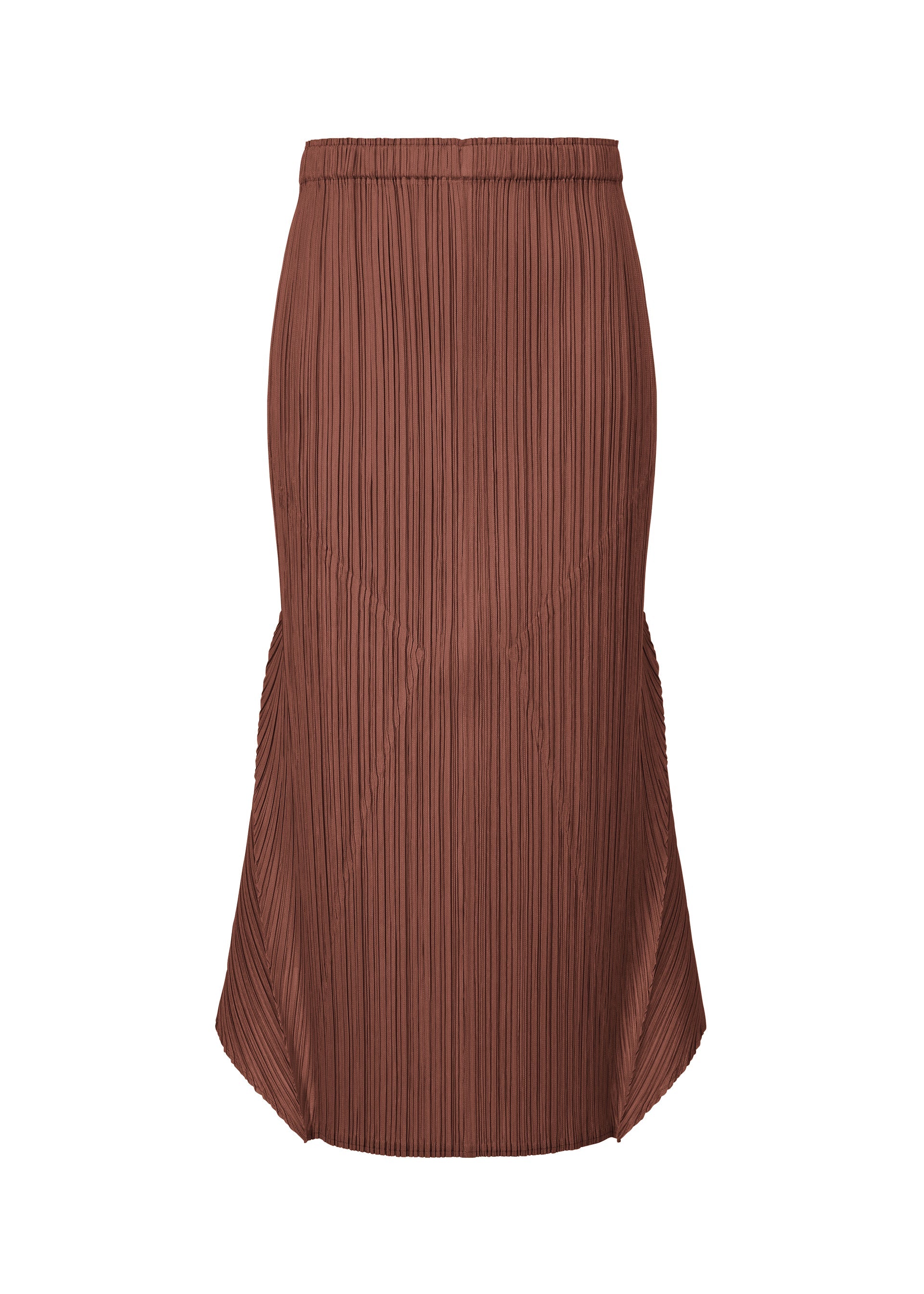 

Юбка thicker bottoms 2 Pleats Please Issey Miyake, коричневый