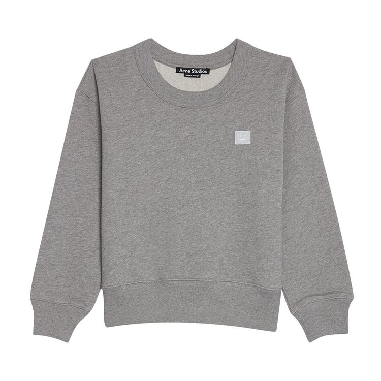 

Толстовка Acne Studios Kids Crewneck Sweatshirt Light Grey Melange, серый