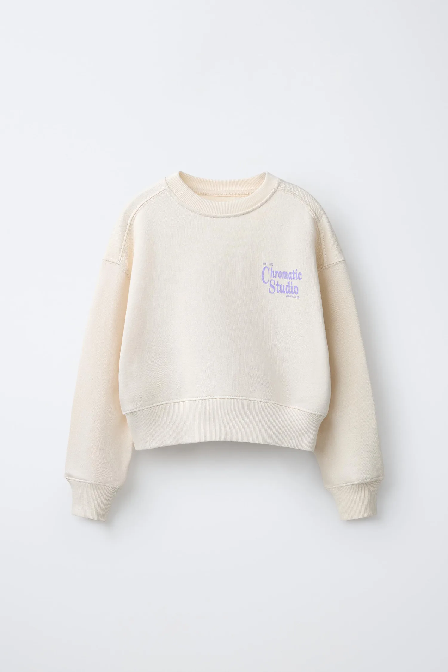 Zara Толстовка с принтом с лозунгом