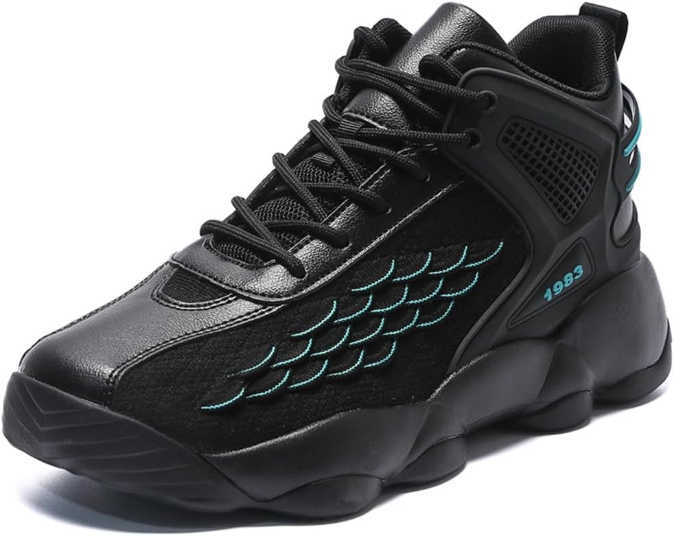 

Мужская обувь для баскетбола на открытом воздухе Rongduyan, повседневная обувь для ходьбы и занятий спортом, черный/зеленый