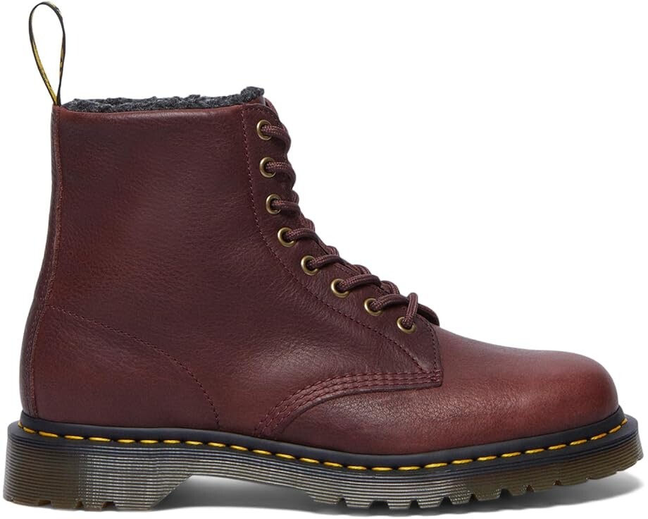 Ботинки Dr. Martens 1460 WarmWair Grizzly, красный — фото 4
