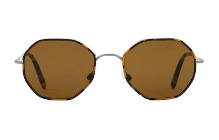 

Мужские очки солнцезащитные неправильной формы черепахового окраса EMPORIO ARMANI, tortoiseshell