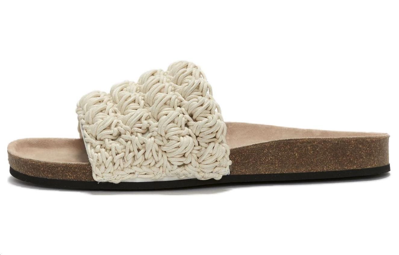 Женские кожаные шлепанцы Popcorn JW Anderson, Gray