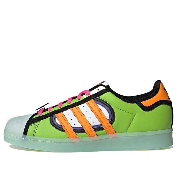

Кроссовки симпсоны x суперзвезда Adidas, зеленый