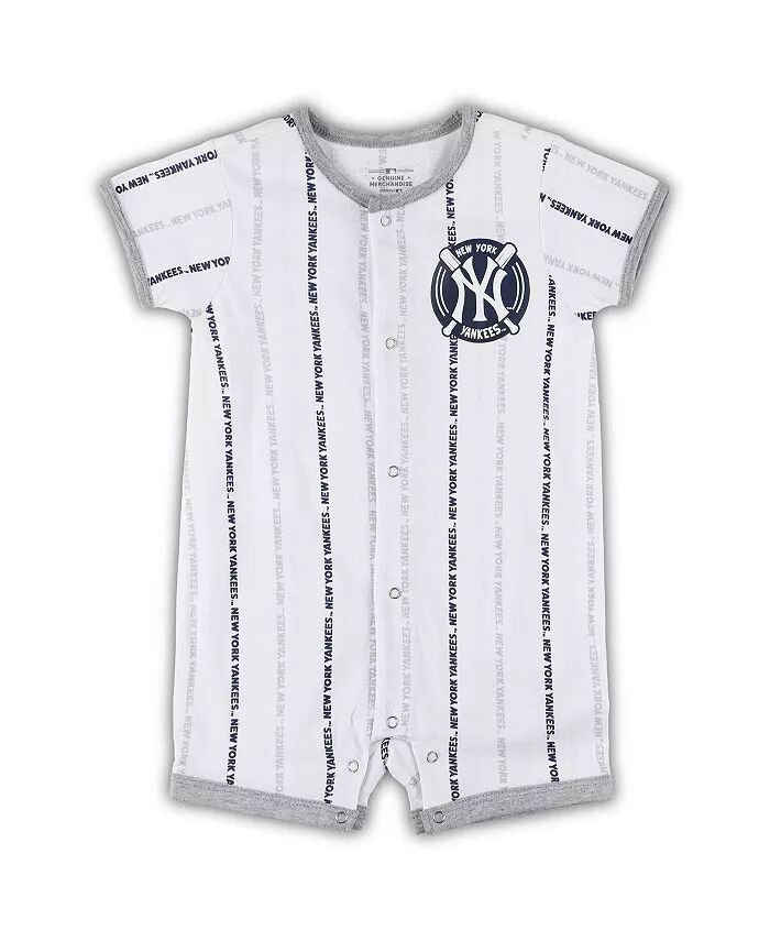 

Белый комбинезон для отбивающего мяча New York Yankees для мальчиков и девочек Outerstuff