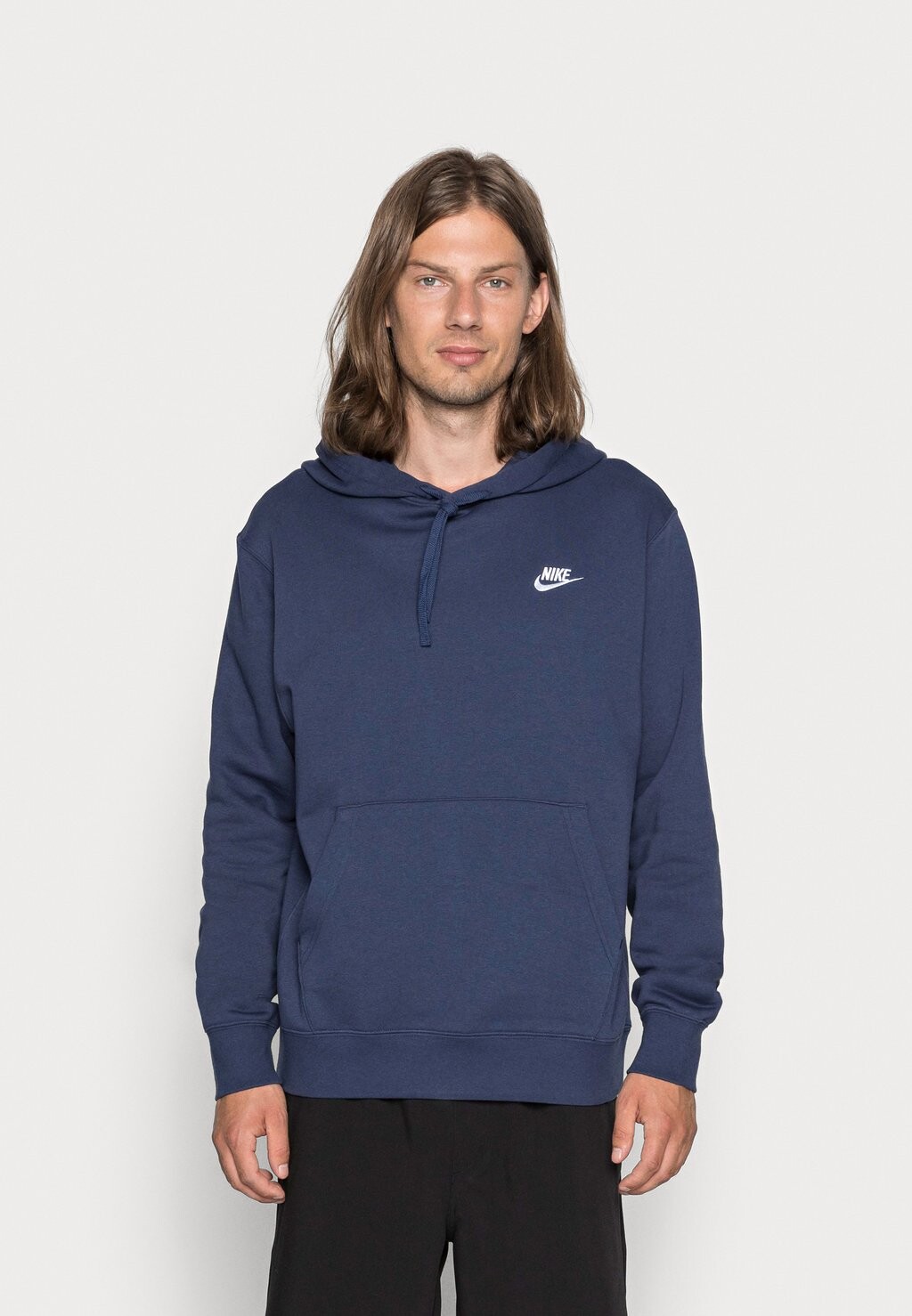 

Толстовка CLUB HOODIE Nike, темно-синий/белый