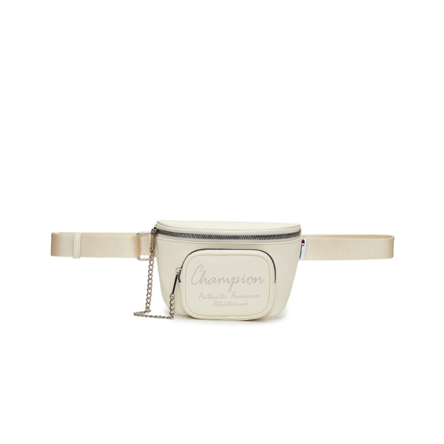 

Champion Синтетическая поясная сумка унисекс малая бело-розовая, White