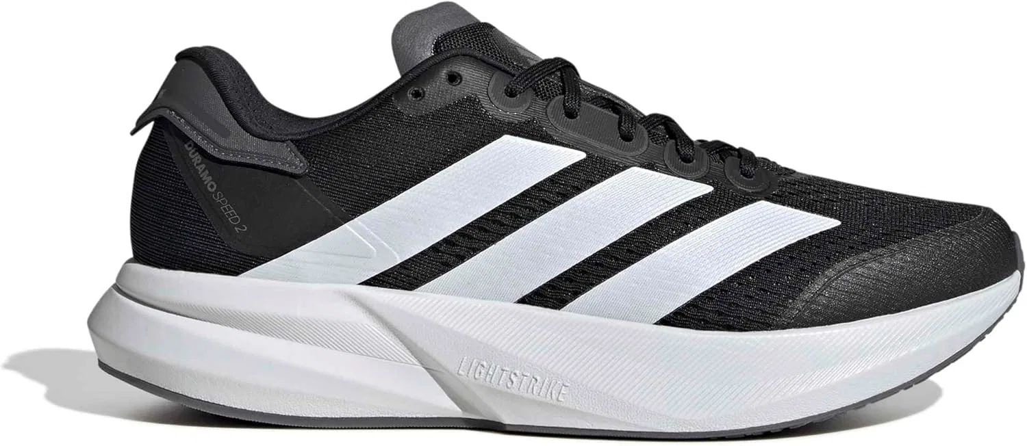 Мужские беговые кроссовки Adidas Duramo Speed ​​2, Core Black Cloud White Grey Five — фото 3