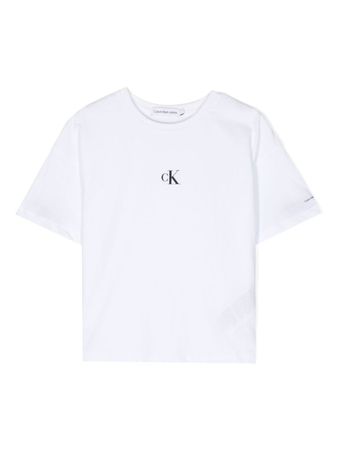 

Футболка с логотипом Calvin Klein Kids, белый