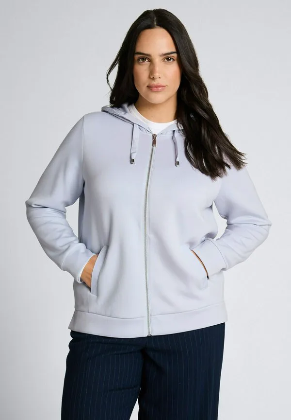 

Толстовка на молнии больших размеров Tom Tailor, Soft Dusty Blue, Синий, Толстовка на молнии больших размеров Tom Tailor, Soft Dusty Blue