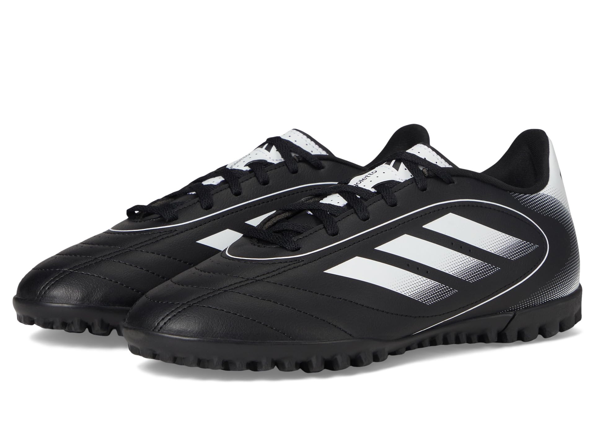 Кроссовки Unisex adidas Goletto IX Turf Soccer Cleats, цвет Black/White/Black