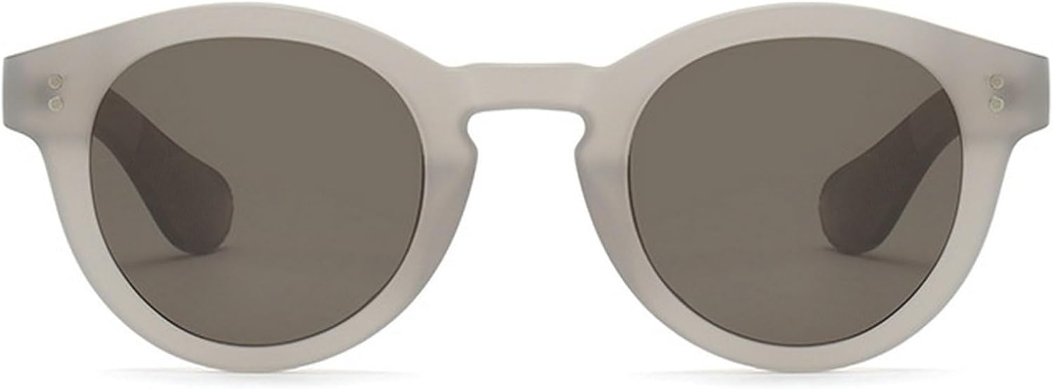 

Маленькие круглые солнцезащитные очки для женщин и мужчин, ретро-солнцезащитные очки в винтажном стиле, защита UV400, толстая оправа, солнцезащитные очки 2025 mincl, Gray