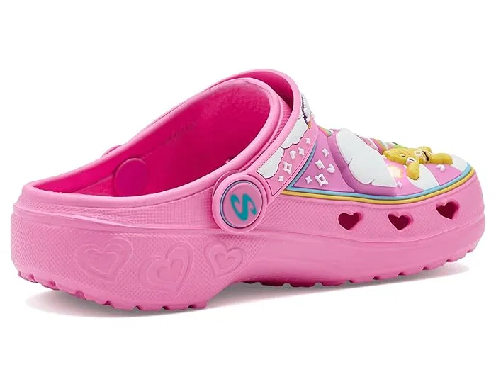 Клоги Skechers X Care Bear-S Lights-Sweetheart, Pink/Multi — фото 4