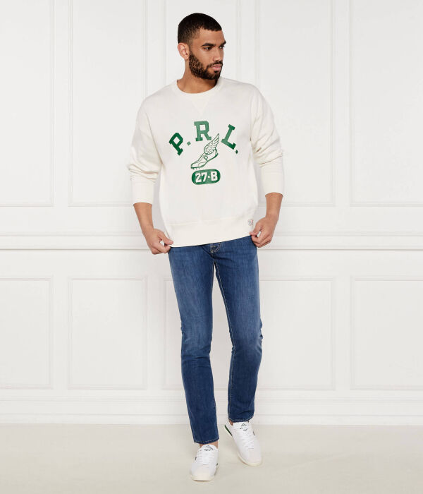 Свитер Regular fit Polo Ralph Lauren, экрю — фото 2