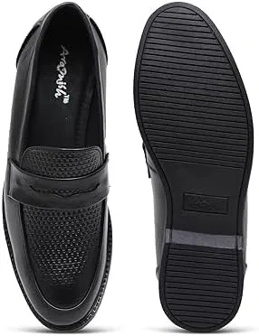 Мокасины кожаные Classic Moccasin Formal Shoes, Black Aramish — фото 4